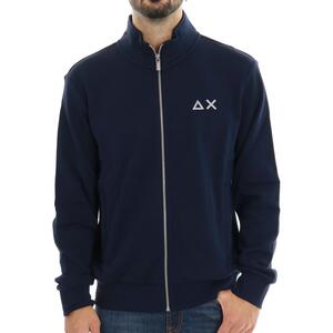 FELPA FULL ZIP BLU